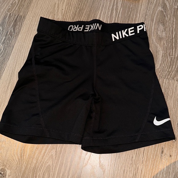 Nike Spandex Size Small Black and White Lettering - Picture 1 of 1